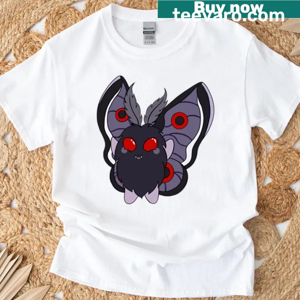 I Believe In Mothman T-shirt with whimsical graphic