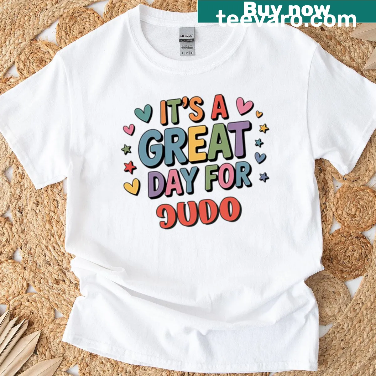 Funny judo t-shirt with a humorous judo slogan — on a men's t-shirt