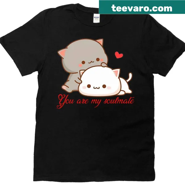 Illustration of kittens symbolizing companionship on a T-shirt