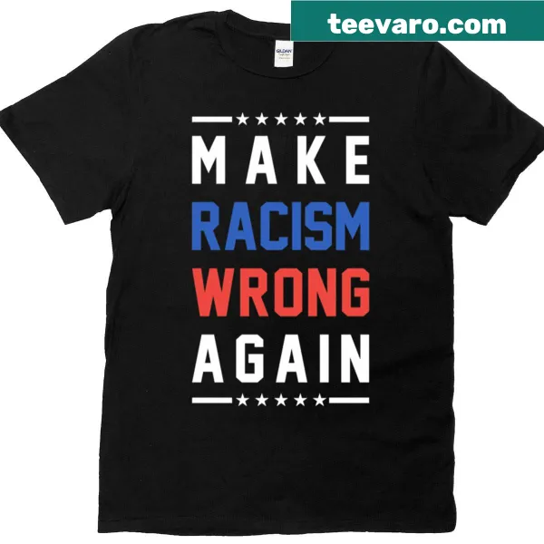Text-based humorous anti-racism T-shirt