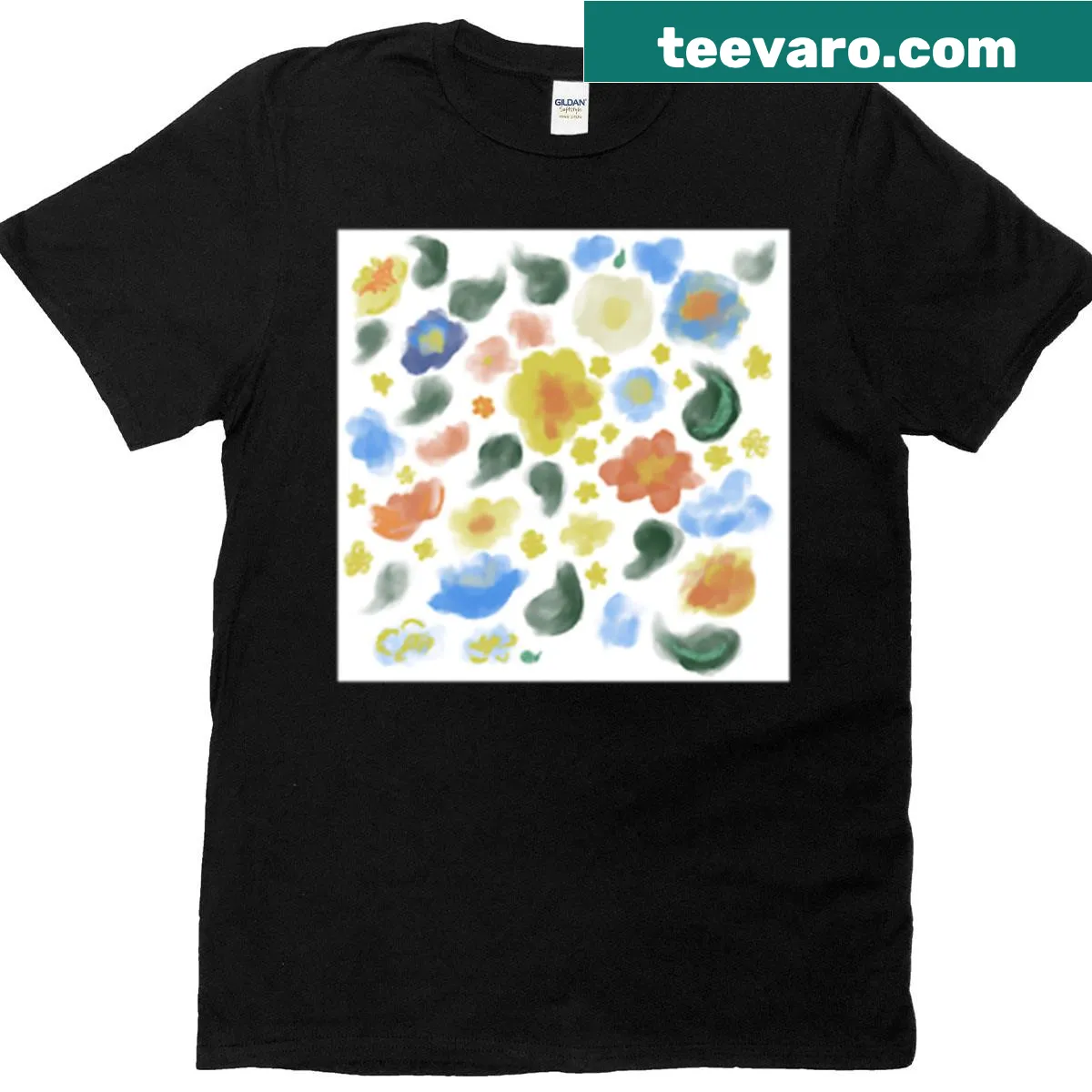 Floral graphic T-shirt celebrating the beauty of flowers — on a men's t-shirt