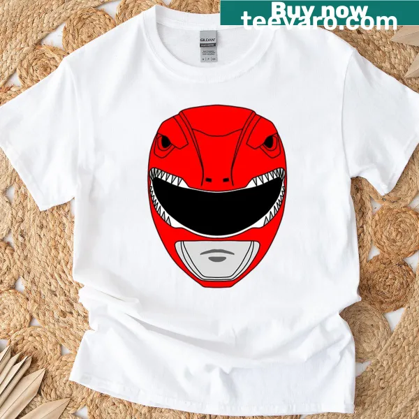 MMPR Zyu Red Helmet graphic t-shirt for fans