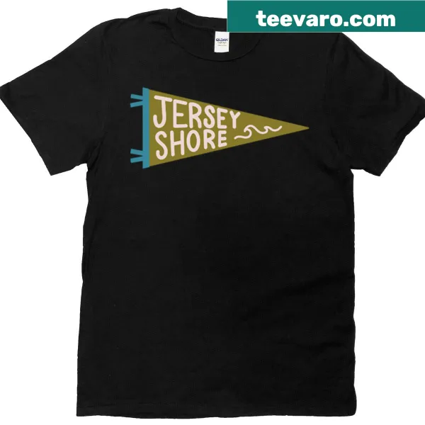 Emblematic design celebrating New Jersey beaches on a T-shirt