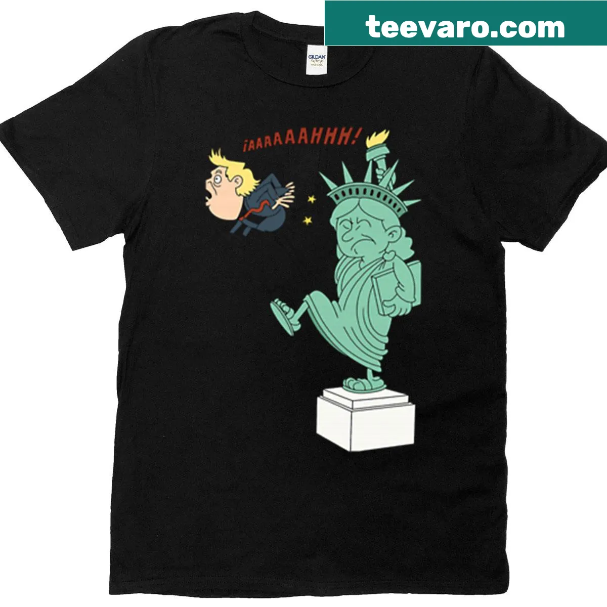 Bold 'No Kings In The USA' T-shirt with impactful text — on a men's t-shirt