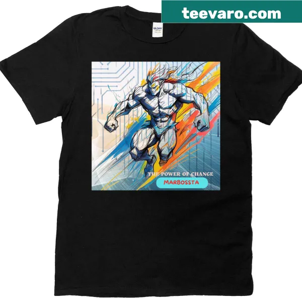 Inspirational graphic about change and future on a T-shirt