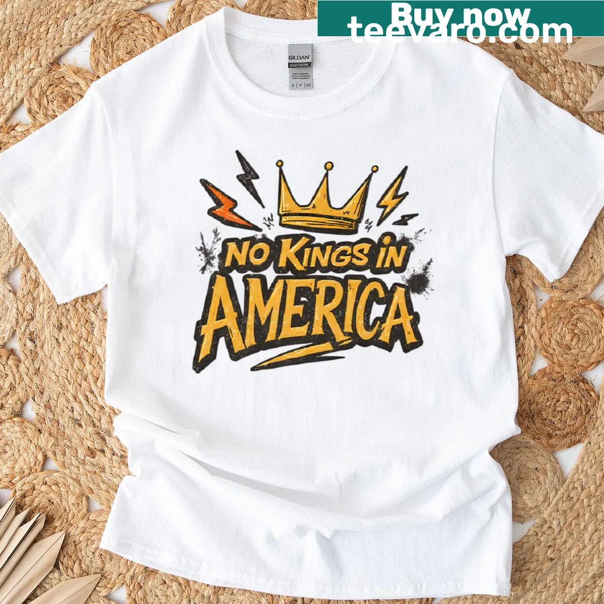 Bold typography t-shirt featuring the phrase 'Power To The People' — on a men's t-shirt