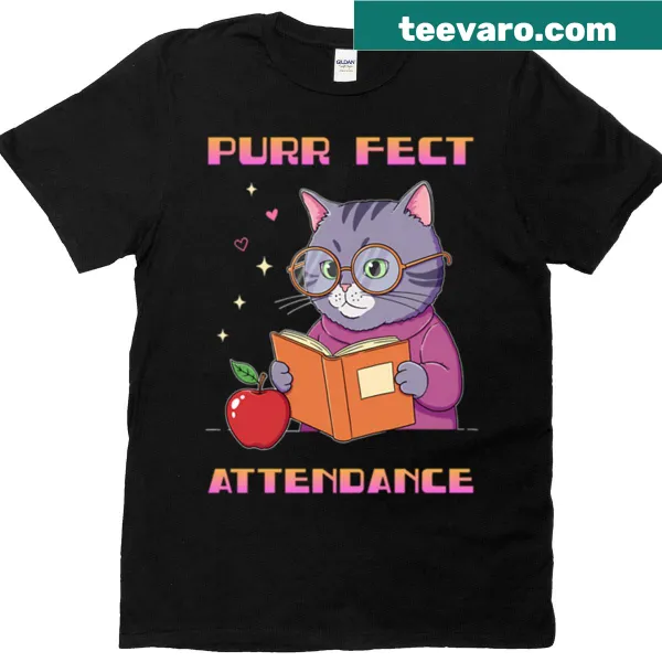 Graphic of a smart cat with humorous text about school