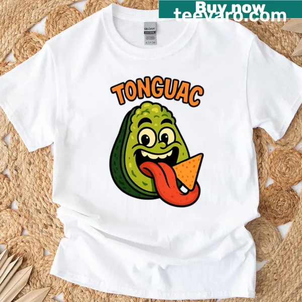 Minimalist t-shirt featuring the word Tonguac