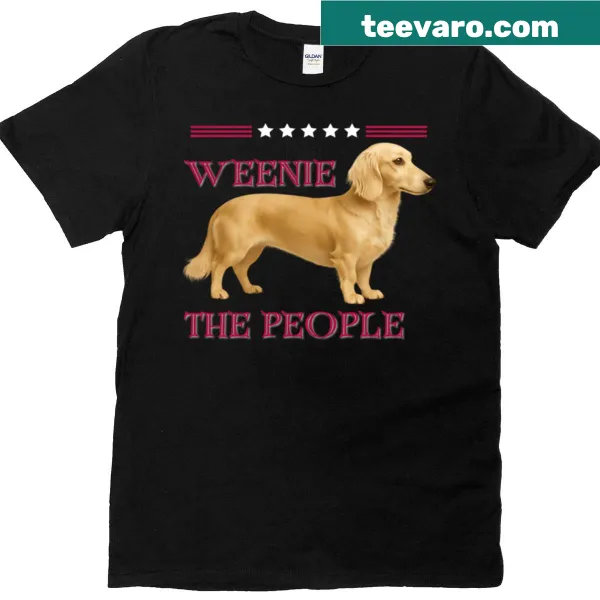 Playful Weenie The People graphic on a t-shirt