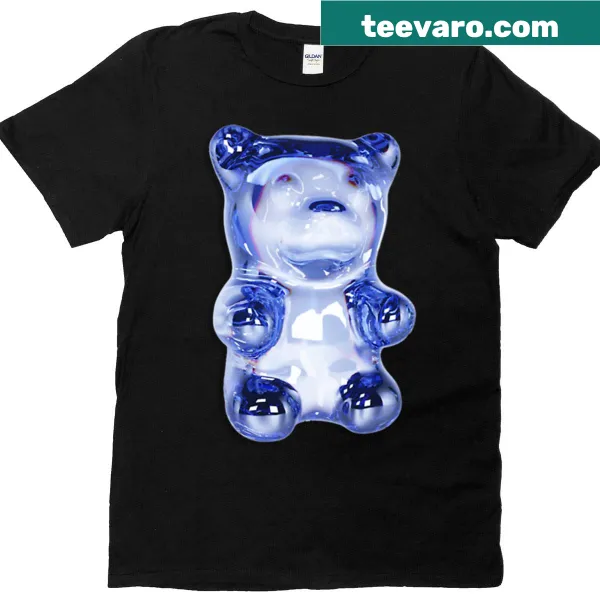 Playful gummy candy design T-shirt inspired by Y2K culture