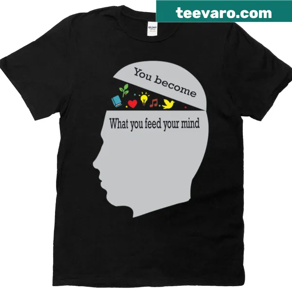 Inspirational typography T-shirt with motivational quote