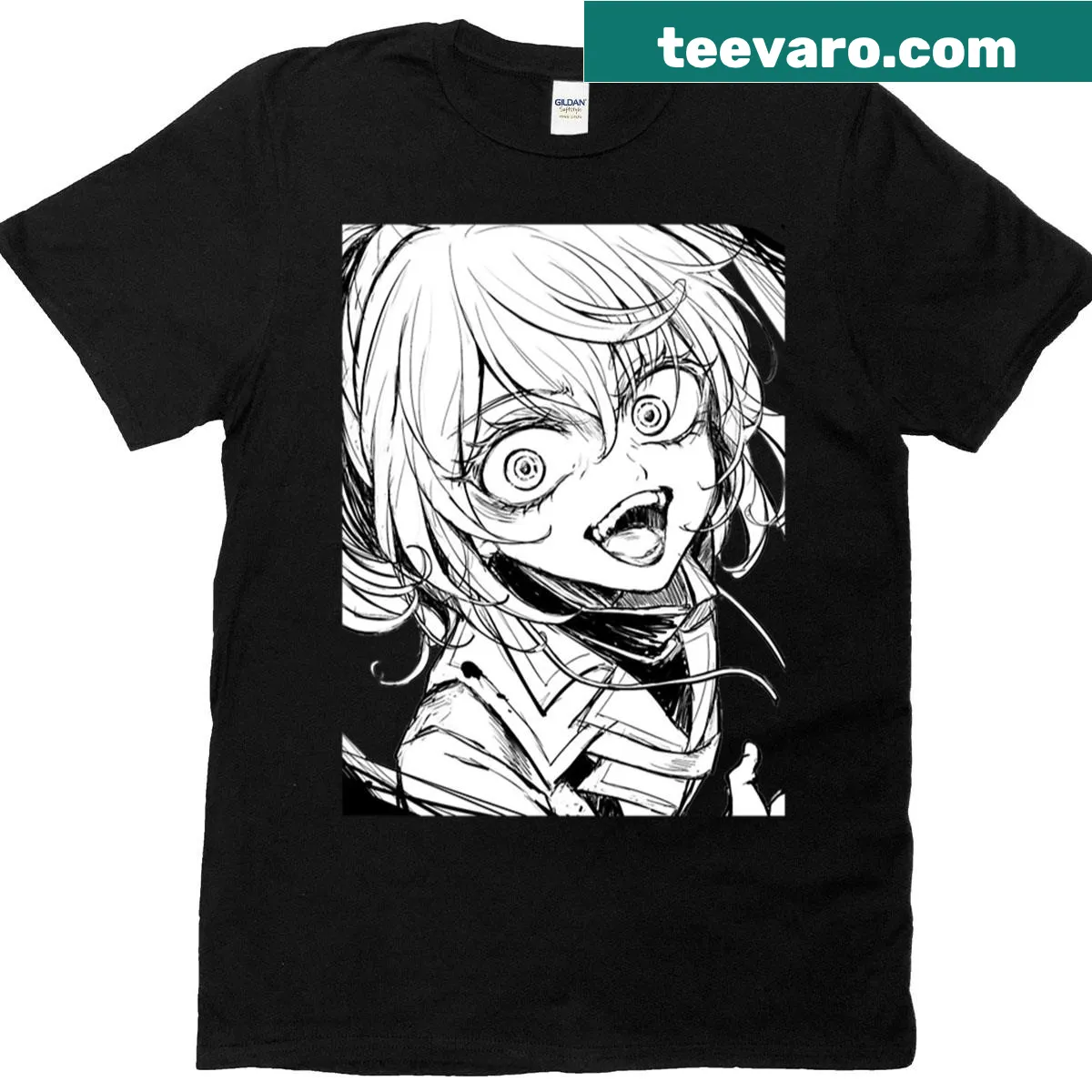Youjo Senki-themed T-shirt for manga enthusiasts — on a men's t-shirt