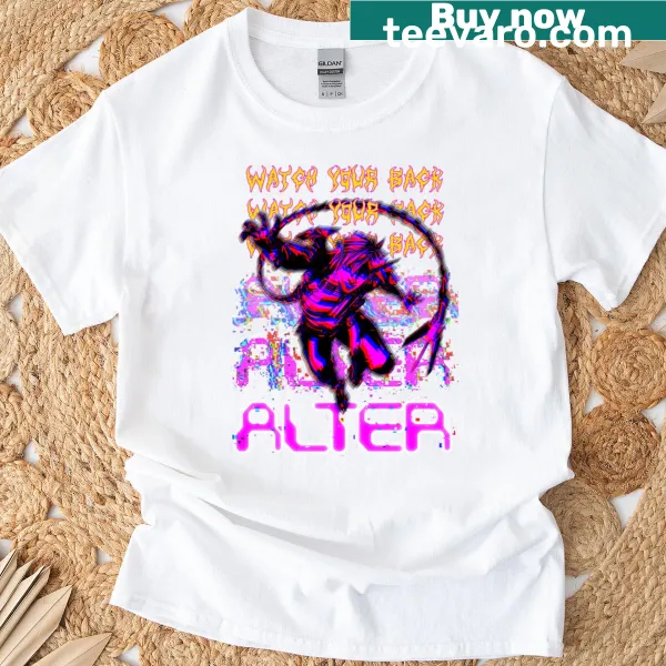 Glitch-style fanart design inspired by gaming on a t-shirt
