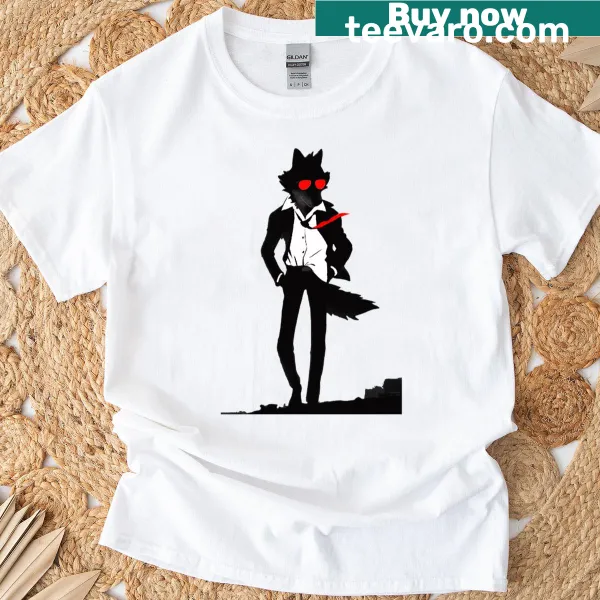 Cartoon design featuring characters from Bad Guys 2 on t-shirt