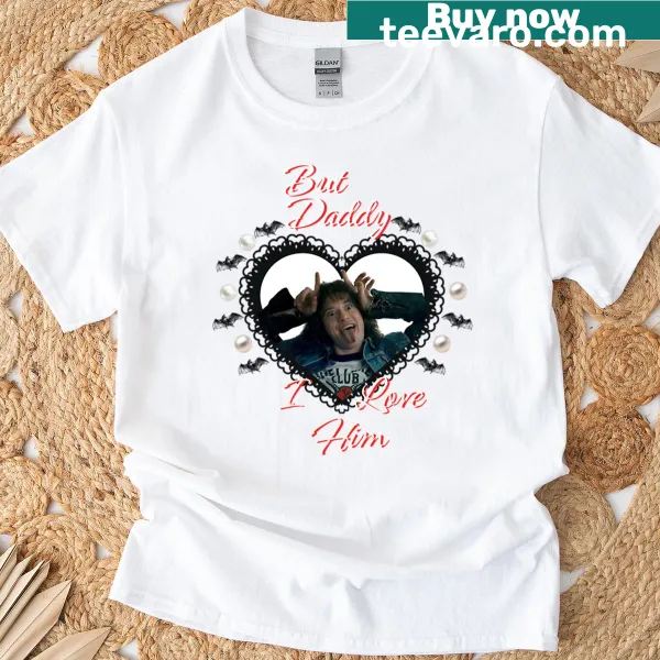 Eddie Munson inspired t-shirt with heartfelt quote from Stranger Things