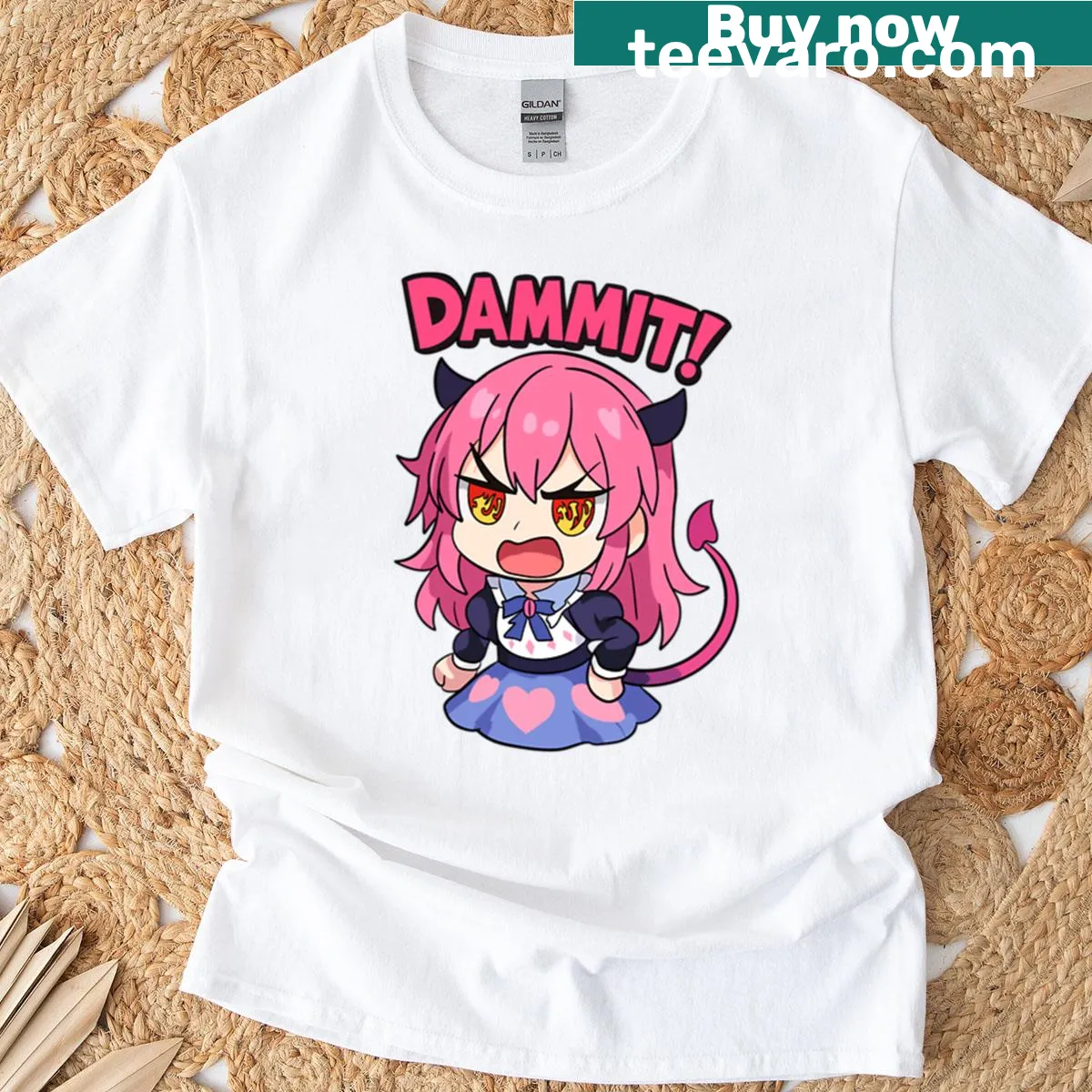 Vtuber party shirt featuring playful Mario-style design and text — on a men's t-shirt