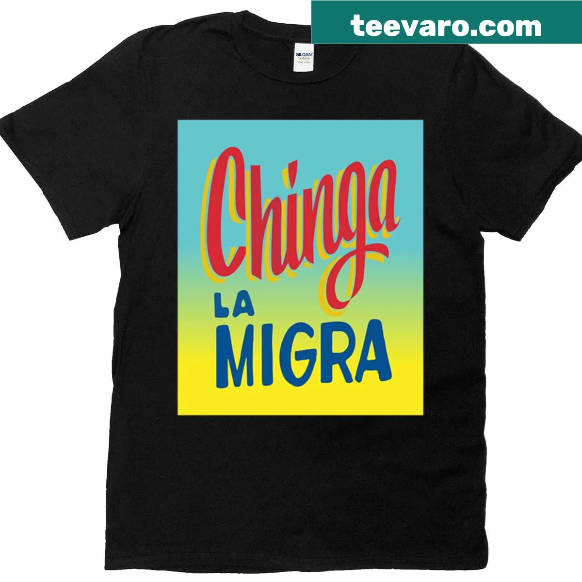 Hand-lettered humorous design on a T-shirt — on a men's t-shirt