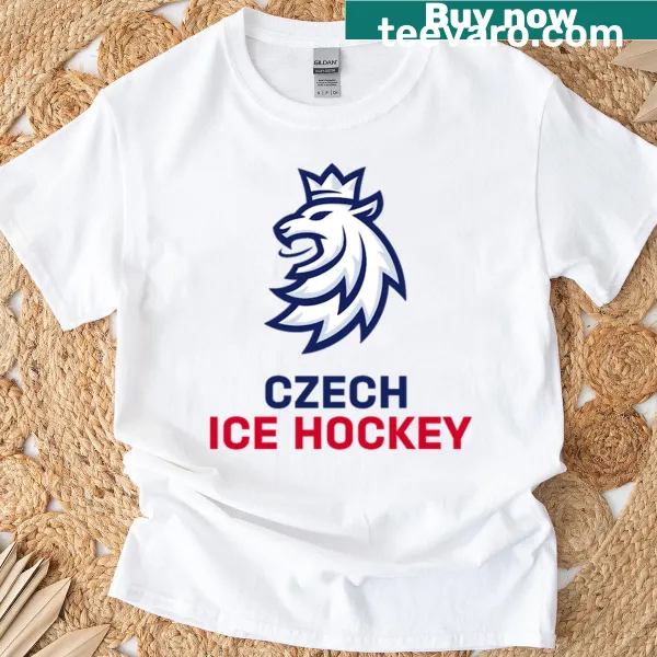 Czechia ice hockey design on a T-shirt