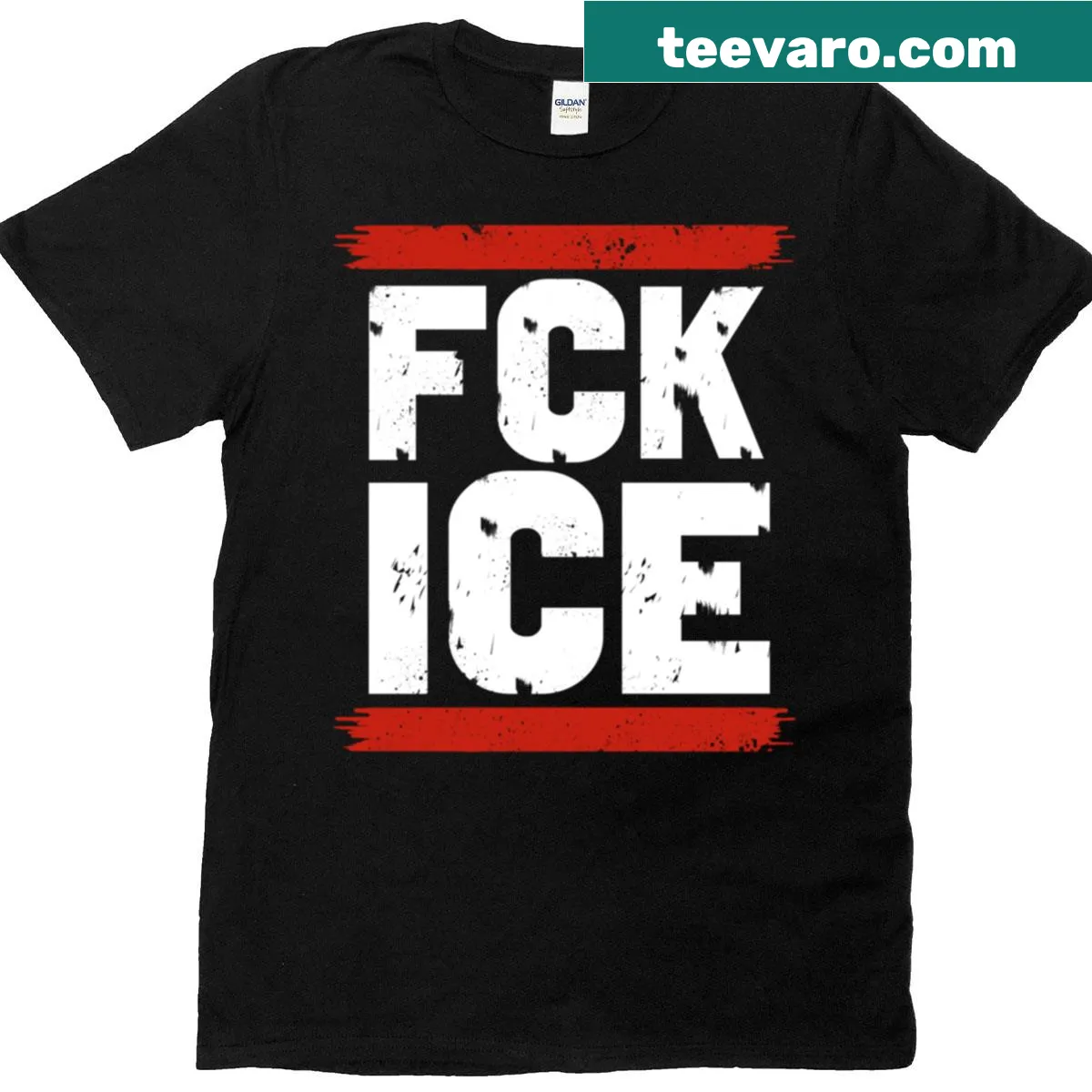 Distressed vintage T-shirt with a bold message on human rights — on a men's t-shirt