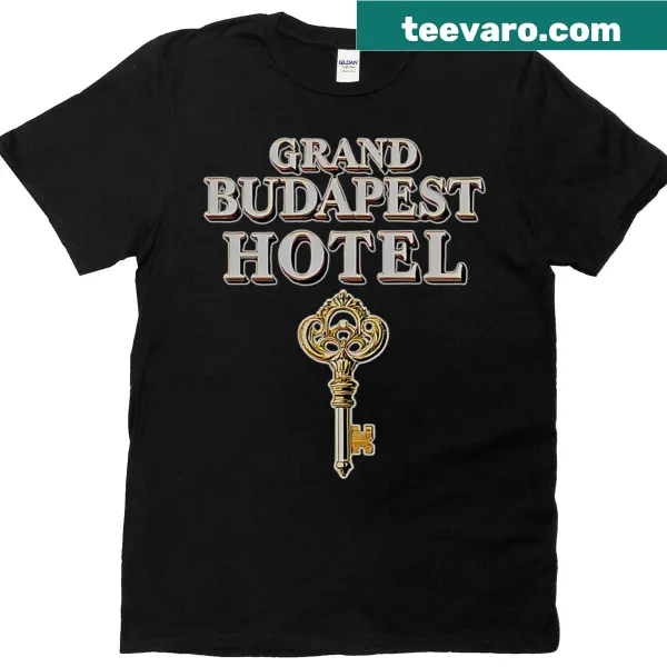 Illustrated T-shirt inspired by the Grand Budapest Hotel film