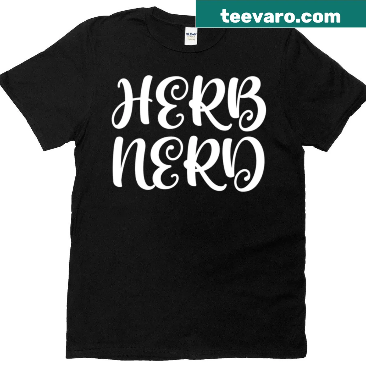 Hand-lettered design expressing love for botany — on a men's t-shirt
