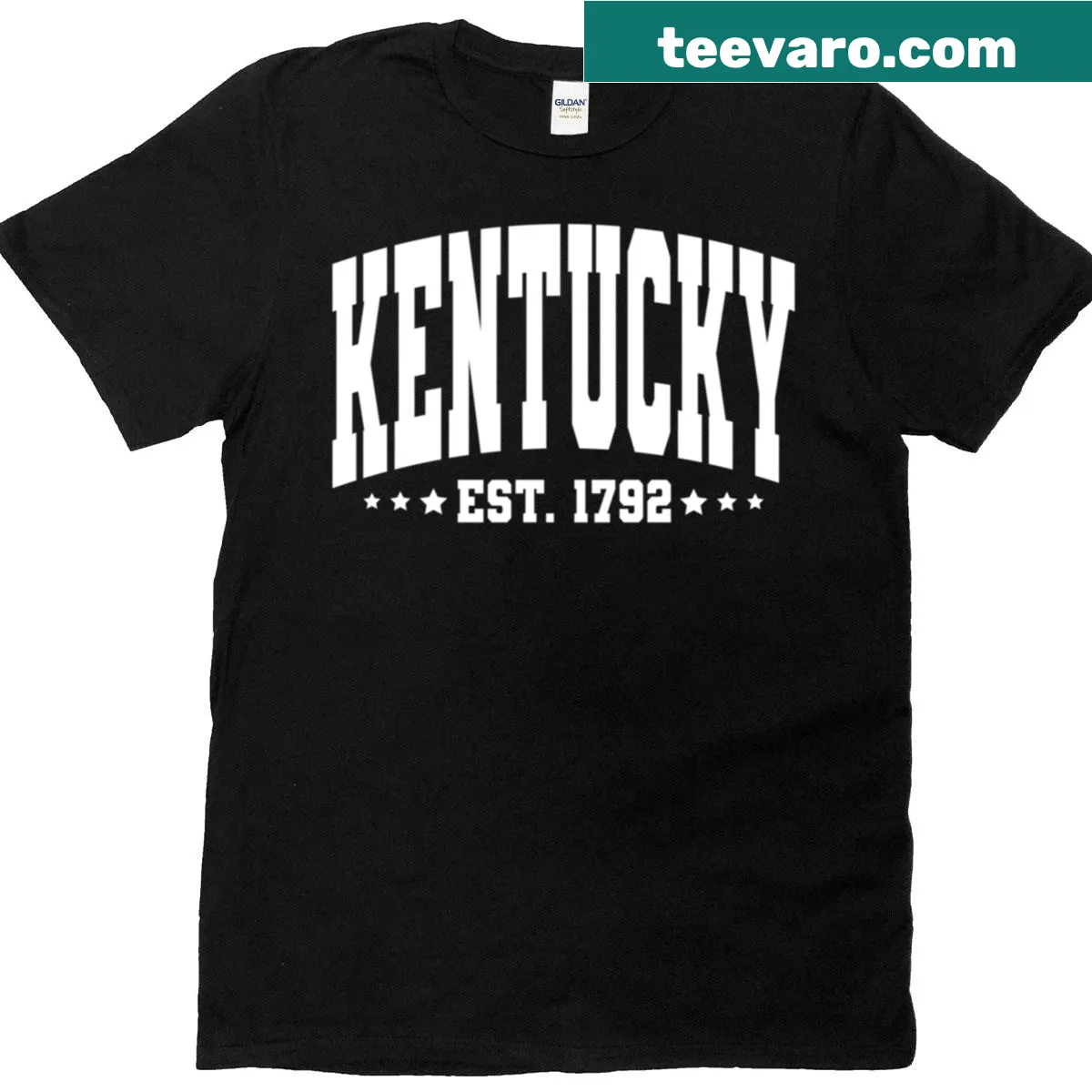 Vintage Kentucky Fourth Of July T-shirt with patriotic design — on a men's t-shirt