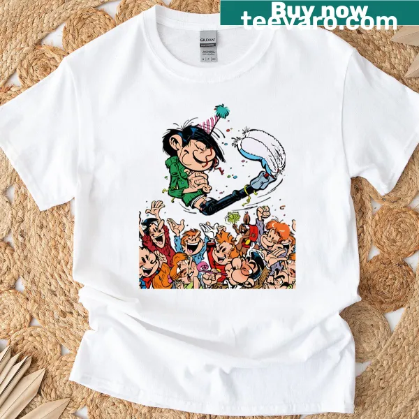 Funny cartoon movies design on a vintage-style birthday T-shirt.