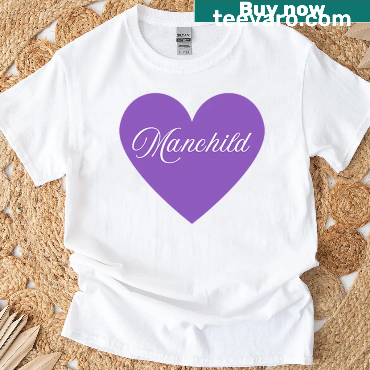 Cute T-shirt featuring heartwarming text about being a father. — on a men's t-shirt