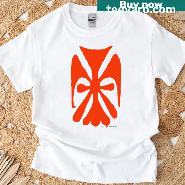 Abstract typography design on a casual T-shirt