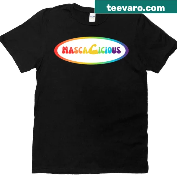 Vibrant t-shirt with a fun rainbow design