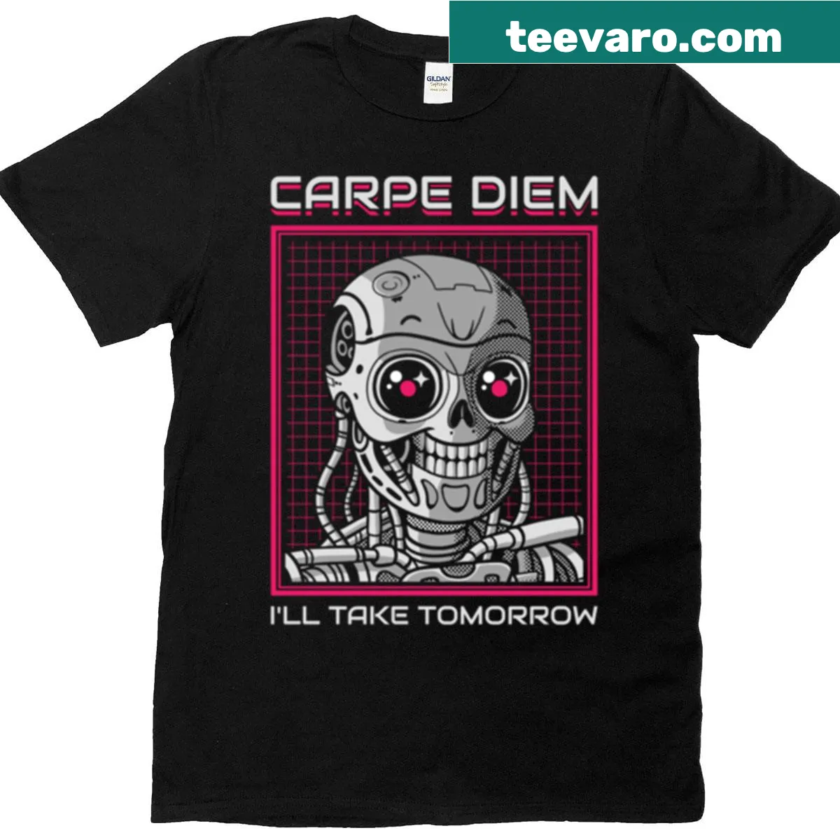 Cute machine graphic T-shirt exuding charm and playfulness — on a men's t-shirt