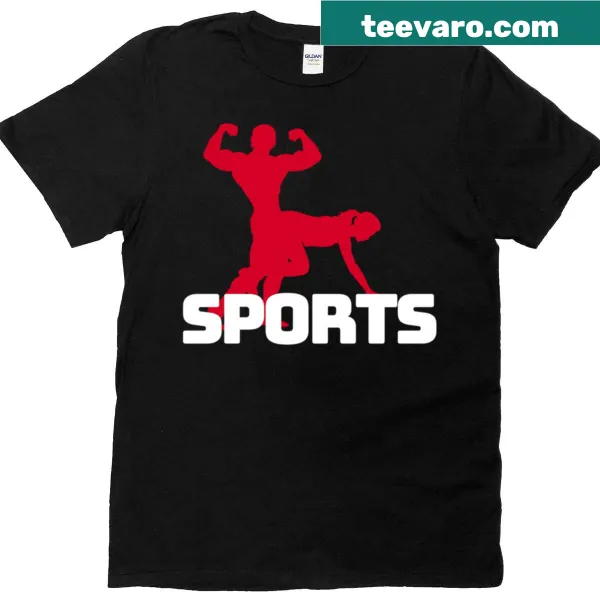 Playful Sex Sports t-shirt featuring bold text