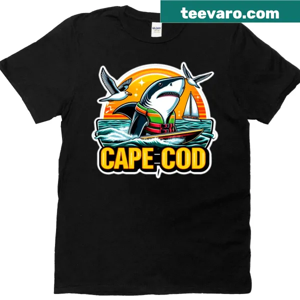 Playful summer-themed t-shirt with fun illustrations