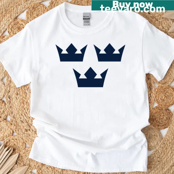 Retro-inspired T-shirt featuring the Svenska Ishockey Forbund logo