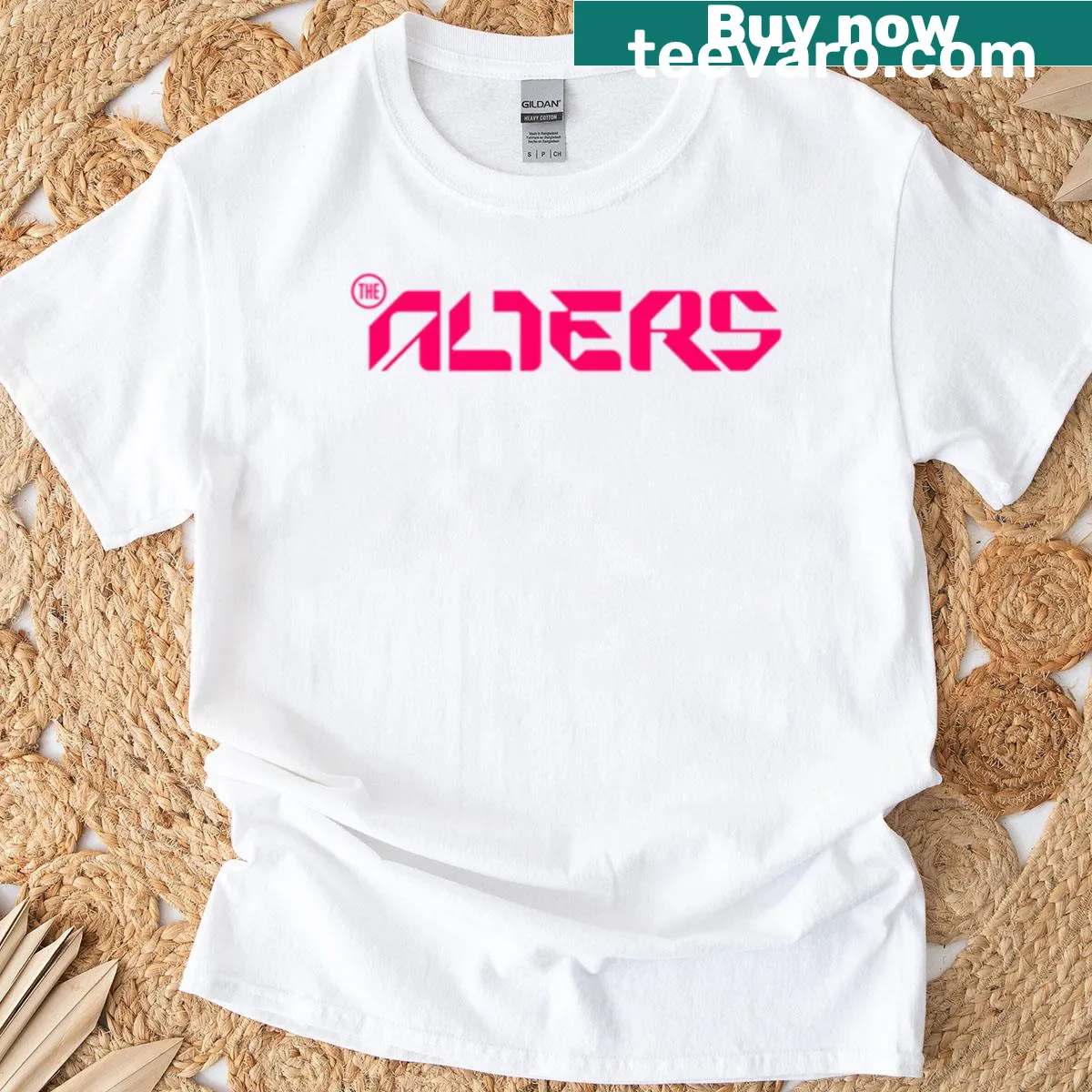 Logo of The Alters on a t-shirt — on a men's t-shirt