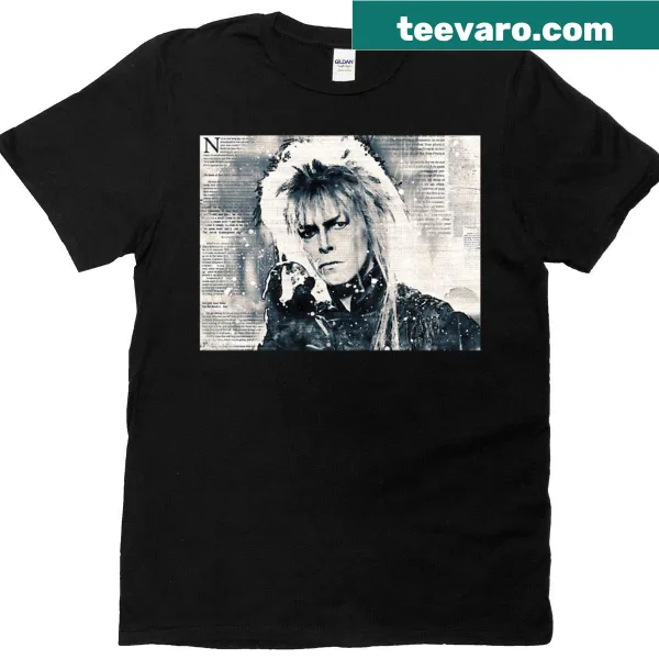 Vintage-style Goblin King Labyrinth t-shirt for 80s music fans
