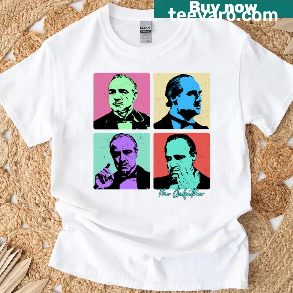 Retro pop art t-shirt inspired by The Godfather movie