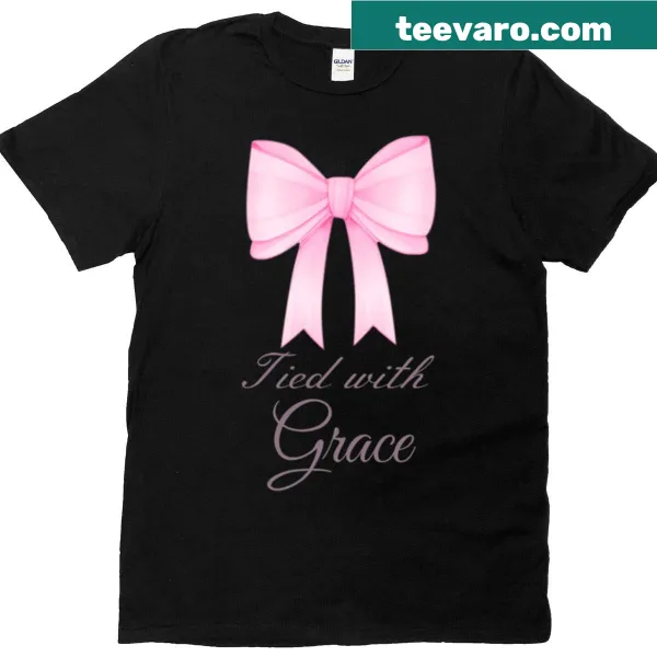 Christian T-shirt with inspiring typography on grace.