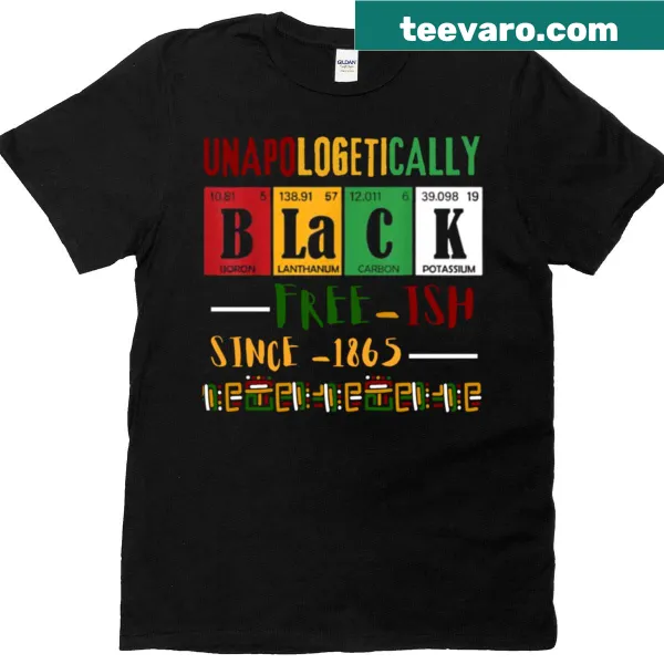Bold typography stating 'Unapologetically Black Free-ish Since 1865'