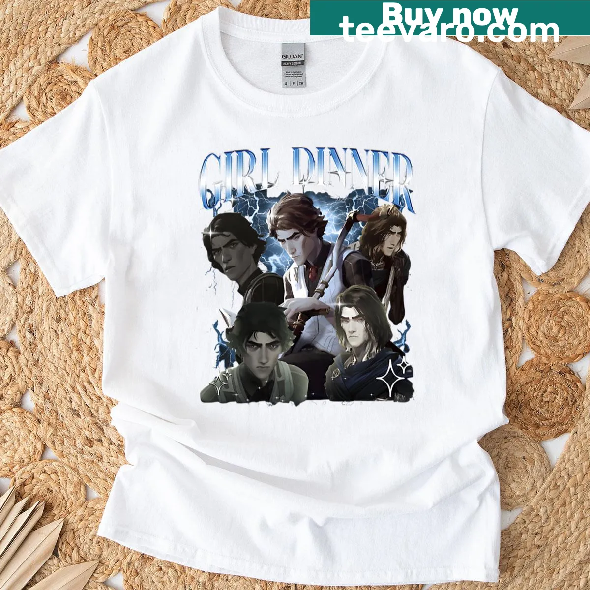 Vintage fan art graphic of Viktor Jesus on a T-shirt — on a men's t-shirt