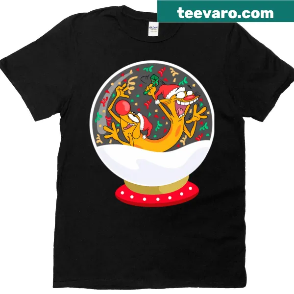 Vintage cartoon T-shirt depicting funny cats and dogs for pet lovers