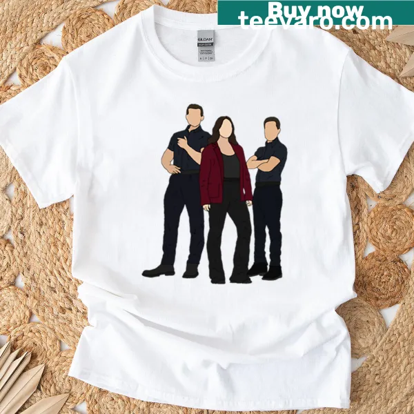 9-1-1 TV show character names graphic T-shirt