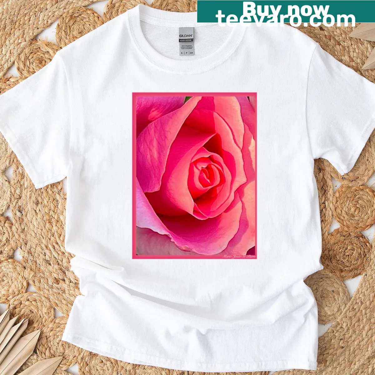 Sentimental T-shirt with gentle typography about love and affection — on a men's t-shirt