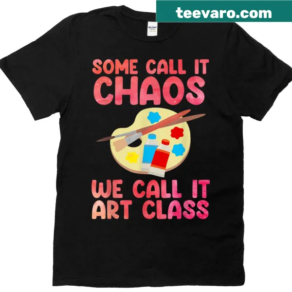 Typography graphic honoring art teachers on T-shirt