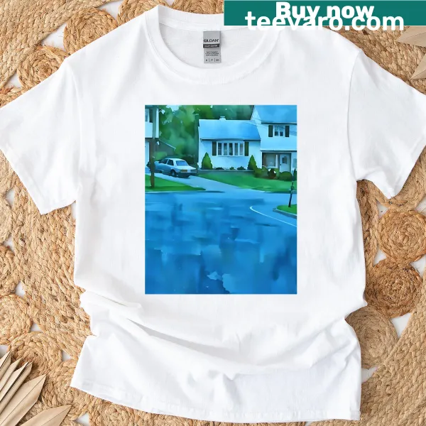 Typography T-shirt with 'Before Everyone Wakes Up'