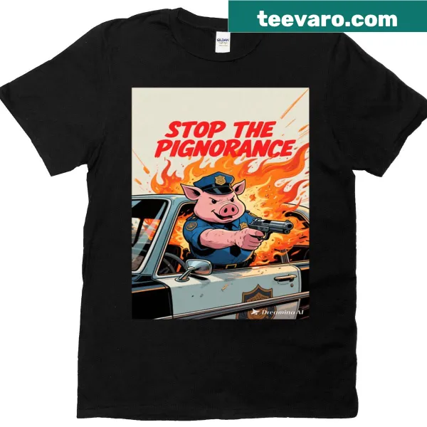 Oversized T-shirt with a fun cartoon graphic design
