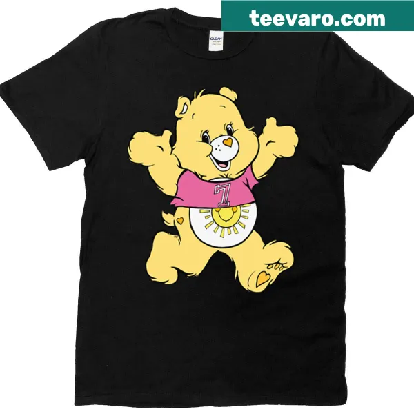 Mom t-shirt with hand-lettered 'Claire-bear' text