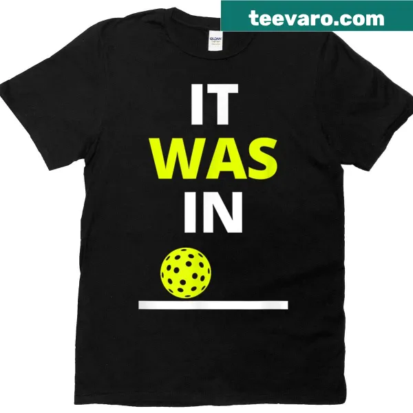 Pickleball-themed T-shirt with a humorous quote