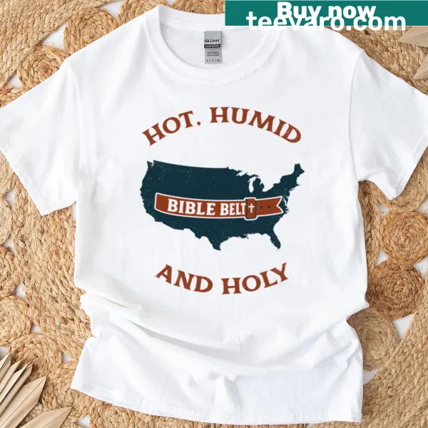 Bible Belt T-shirt with a heartfelt design celebrating faith.