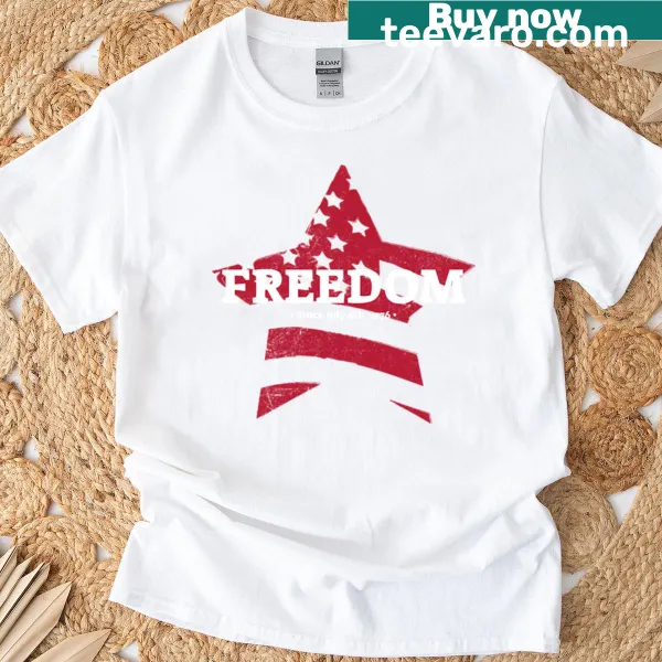 T-shirt with the phrase 'Independence Day Freedom 4th Of July America's Pride'